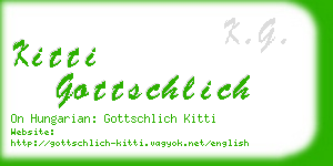kitti gottschlich business card